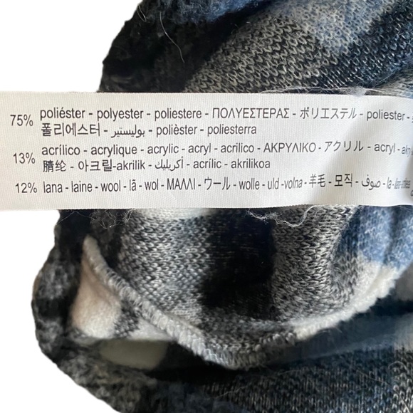 ZARA Blue/White Plaid Shacket Size M - Picture 6 of 7